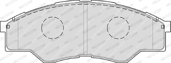 Ferodo FDB1887 - Komplet Pločica, disk-kočnica www.molydon.hr