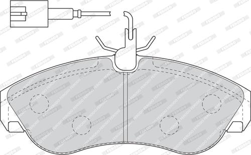 Ferodo FDB1397 - Komplet Pločica, disk-kočnica www.molydon.hr