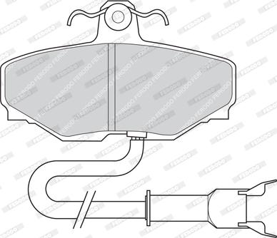Ferodo FDB807 - Komplet Pločica, disk-kočnica www.molydon.hr