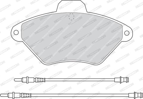 Ferodo FDB875 - Komplet Pločica, disk-kočnica www.molydon.hr