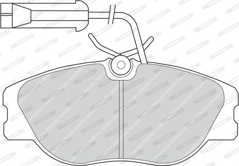 Ferodo FDB768 - Komplet Pločica, disk-kočnica www.molydon.hr