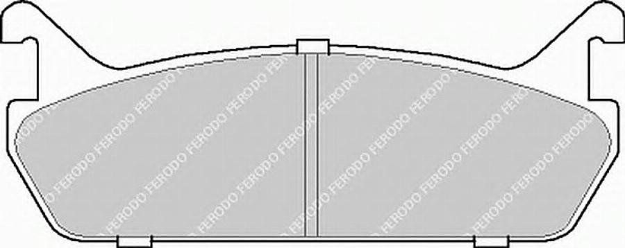 Ferodo FDS654 - Komplet Pločica, disk-kočnica www.molydon.hr