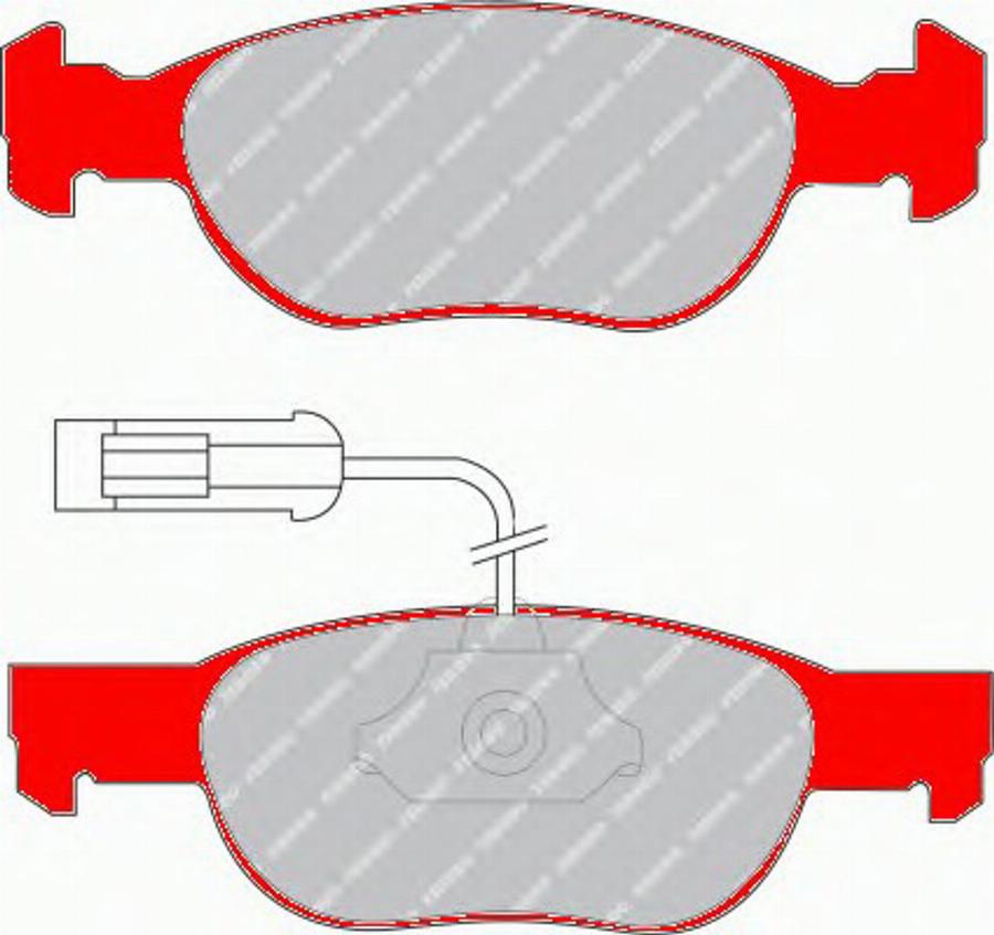 Ferodo FDS1040 - Komplet Pločica, disk-kočnica www.molydon.hr