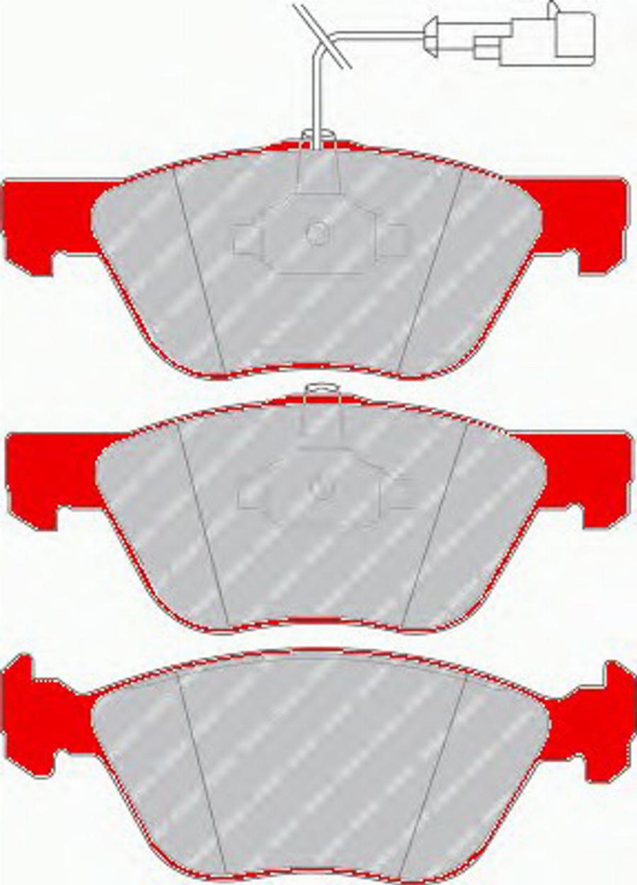 Ferodo FDS1052 - Komplet Pločica, disk-kočnica www.molydon.hr