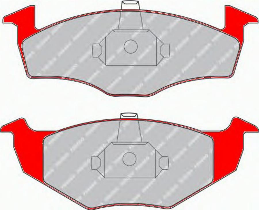 Ferodo FDS1101 - Komplet Pločica, disk-kočnica www.molydon.hr