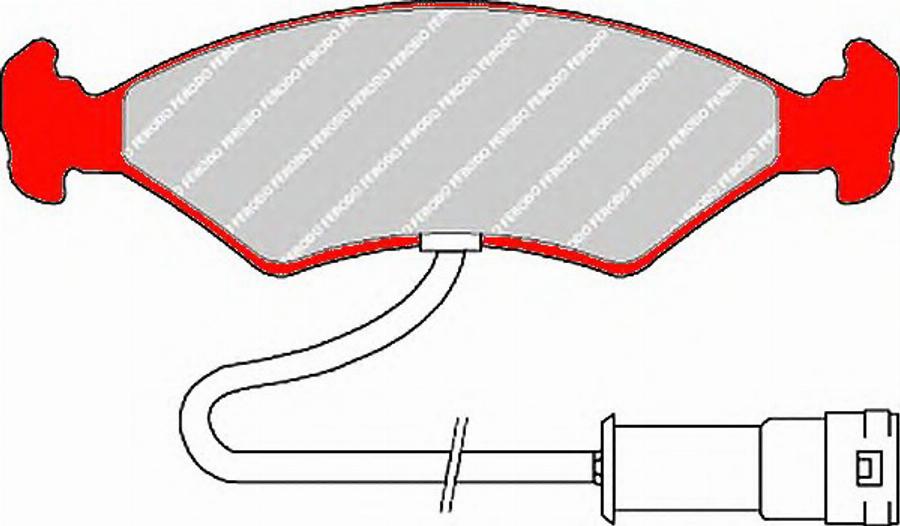 Ferodo FDS212 - Komplet Pločica, disk-kočnica www.molydon.hr