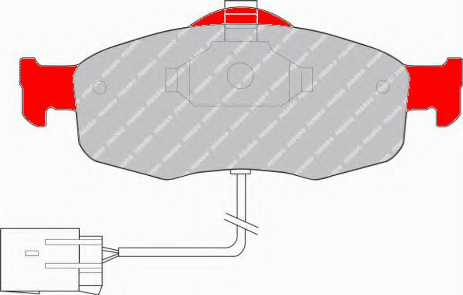 Ferodo FDS766 - Komplet Pločica, disk-kočnica www.molydon.hr