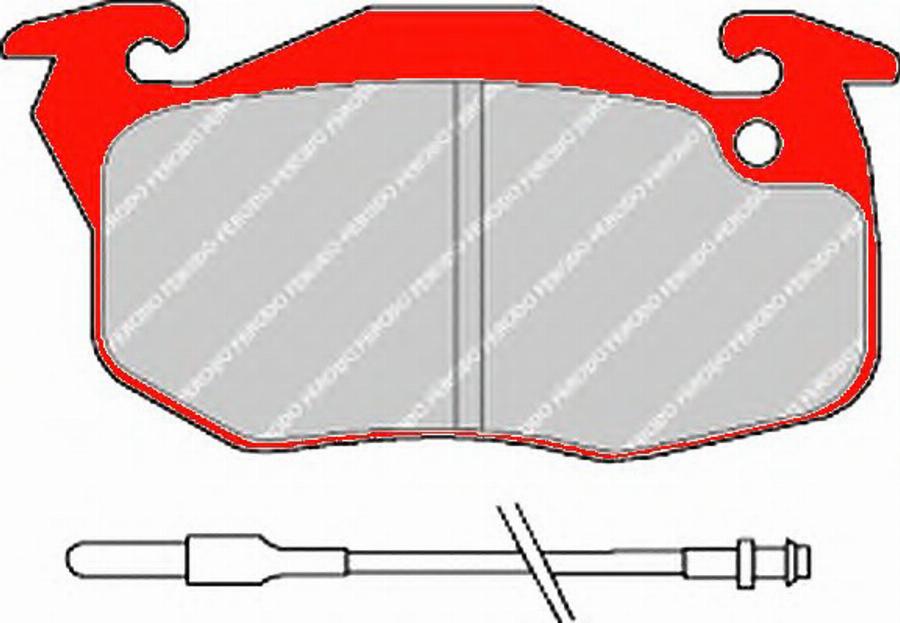 Ferodo FDS729 - Komplet Pločica, disk-kočnica www.molydon.hr