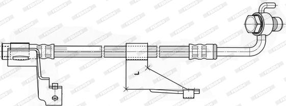 Ferodo FHY2176 - Kočiono crijevo, lajtung www.molydon.hr