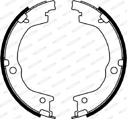 Ferodo FSB4049 - Komplet kočionih obloga, rucna kočnica www.molydon.hr