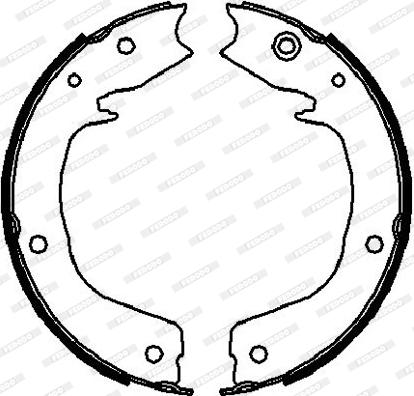Ferodo FSB4027 - Komplet kočionih obloga, rucna kočnica www.molydon.hr
