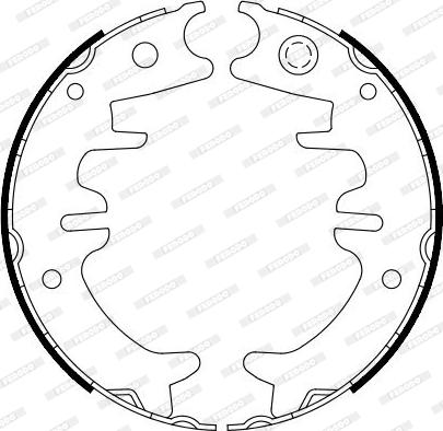 Ferodo FSB4126 - Komplet kočionih obloga, rucna kočnica www.molydon.hr