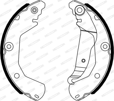Ferodo FSB4316 - Komplet kočnica, bubanj kočnice www.molydon.hr