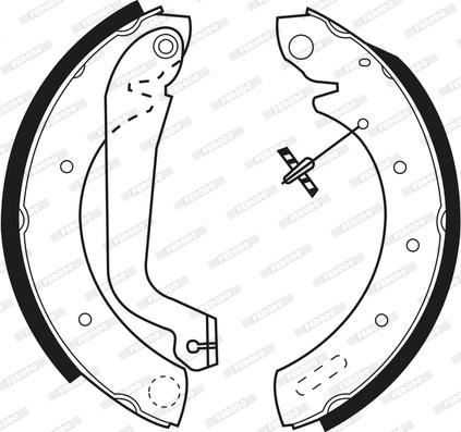 Ferodo FSB517 - Komplet kočnica, bubanj kočnice www.molydon.hr