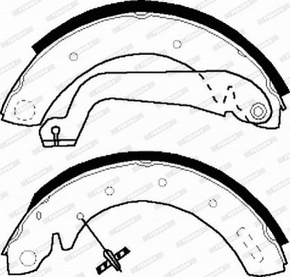 Ferodo FSB517 - Komplet kočnica, bubanj kočnice www.molydon.hr