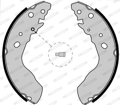 Ferodo FSB580 - Komplet kočnica, bubanj kočnice www.molydon.hr