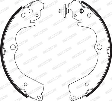 Ferodo FSB629 - Komplet kočnica, bubanj kočnice www.molydon.hr