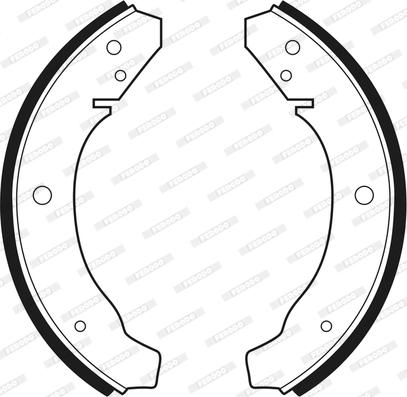 Ferodo FSB12 - Komplet kočnica, bubanj kočnice www.molydon.hr
