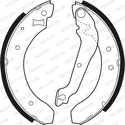 Ferodo FSB176 - Komplet kočnica, bubanj kočnice www.molydon.hr