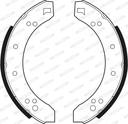 Ferodo FSB355 - Komplet kočnica, bubanj kočnice www.molydon.hr