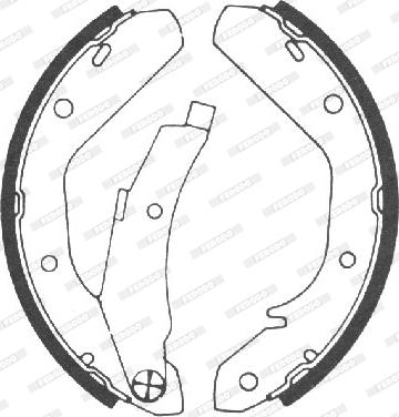 Ferodo FSB38 - Komplet kočnica, bubanj kočnice www.molydon.hr