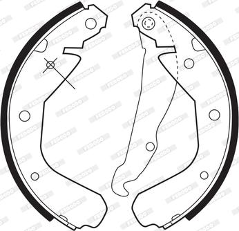 Ferodo FSB216 - Komplet kočnica, bubanj kočnice www.molydon.hr