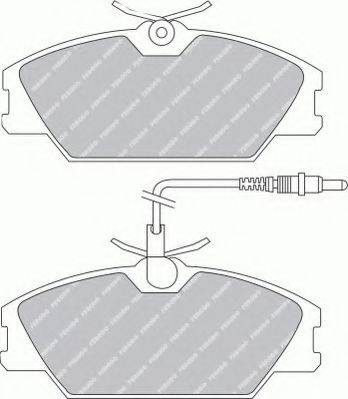 Ferodo FSL406 - Komplet Pločica, disk-kočnica www.molydon.hr