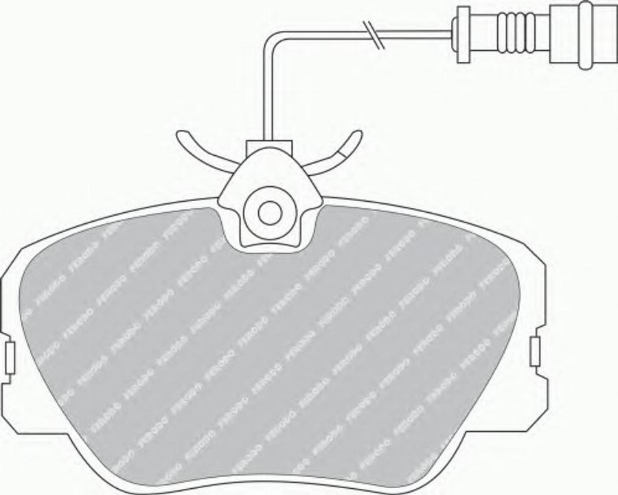 Ferodo FSL415 - Komplet Pločica, disk-kočnica www.molydon.hr