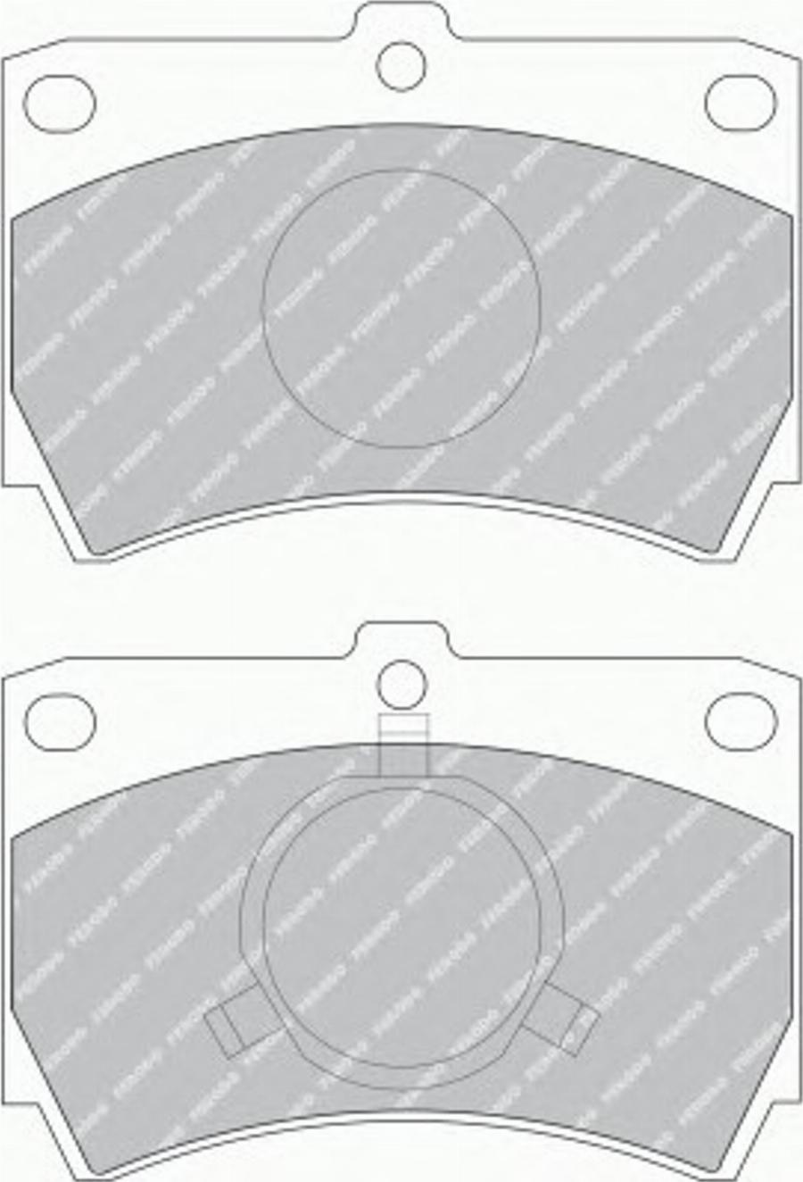 Ferodo FSL487 - Komplet Pločica, disk-kočnica www.molydon.hr