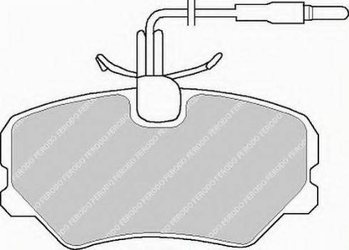 Ferodo FSL540 - Komplet Pločica, disk-kočnica www.molydon.hr