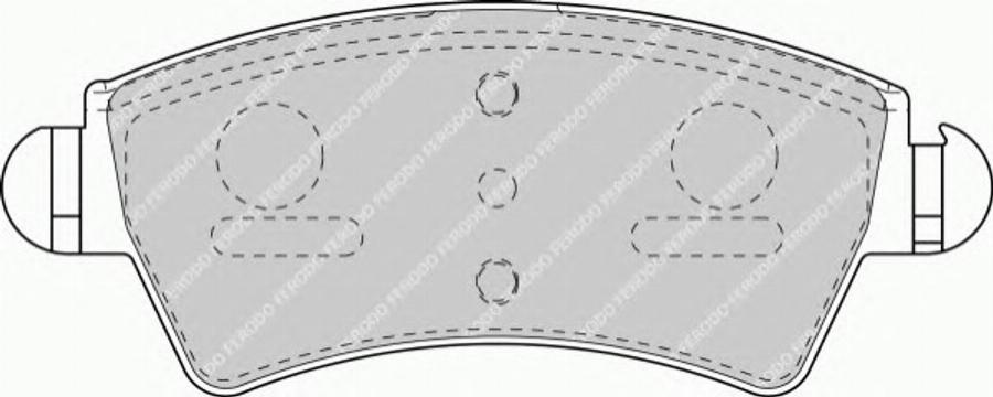 Ferodo FSL1599 - Komplet Pločica, disk-kočnica www.molydon.hr