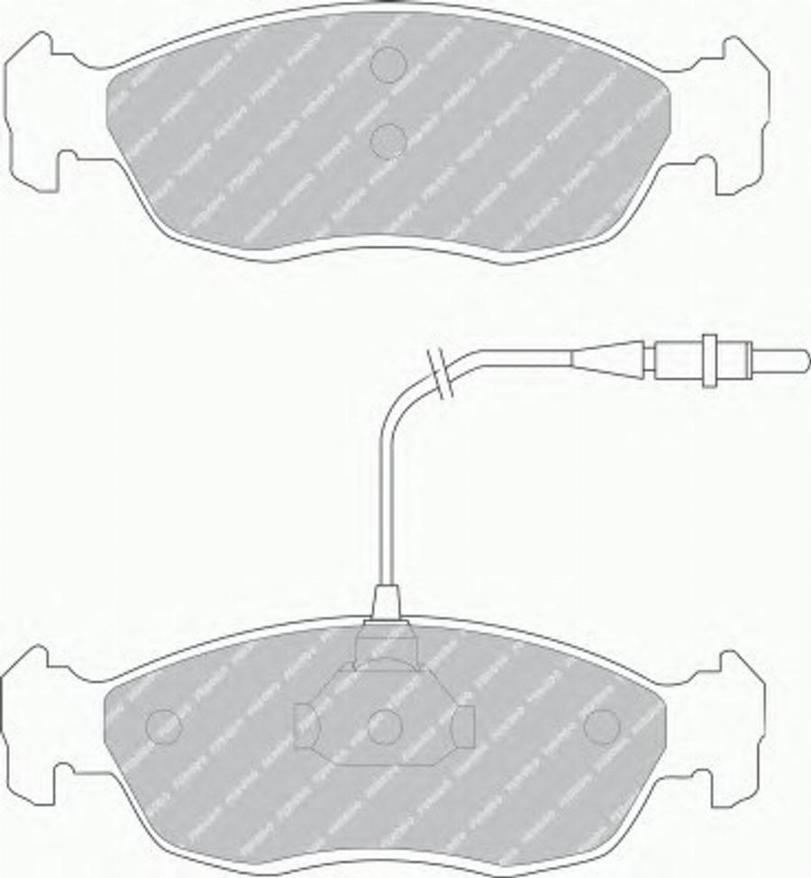 Ferodo FSL876 - Komplet Pločica, disk-kočnica www.molydon.hr