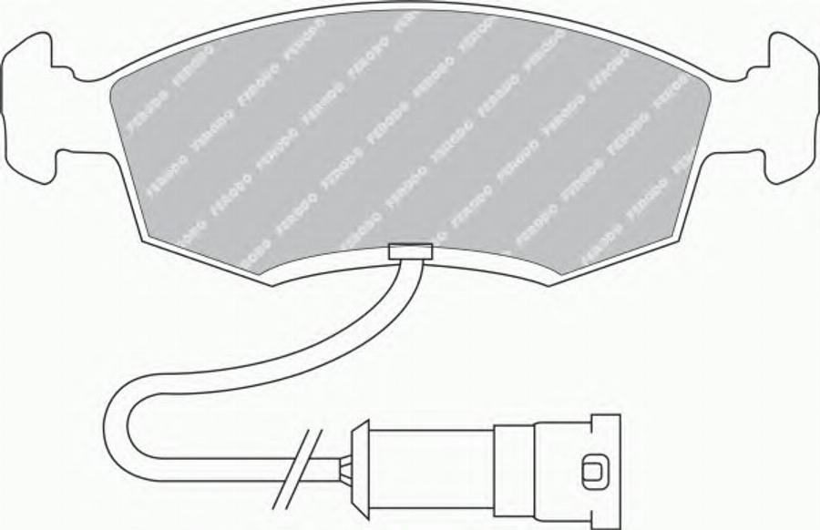 Ferodo FSL276 - Komplet Pločica, disk-kočnica www.molydon.hr