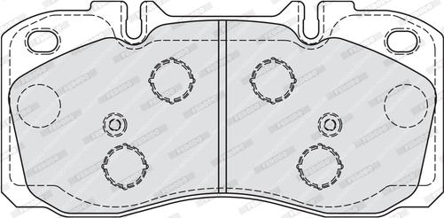 Ferodo FVR4038 - Komplet Pločica, disk-kočnica www.molydon.hr