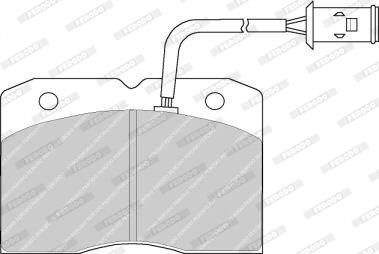 Ferodo FVR655 - Komplet Pločica, disk-kočnica www.molydon.hr
