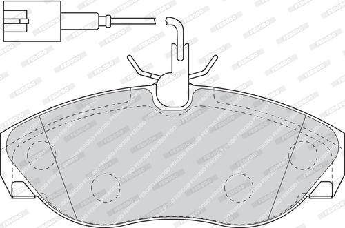 Ferodo FVR1396 - Komplet Pločica, disk-kočnica www.molydon.hr