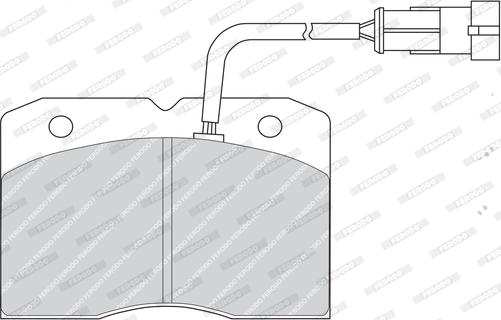 Ferodo FVR1353 - Komplet Pločica, disk-kočnica www.molydon.hr