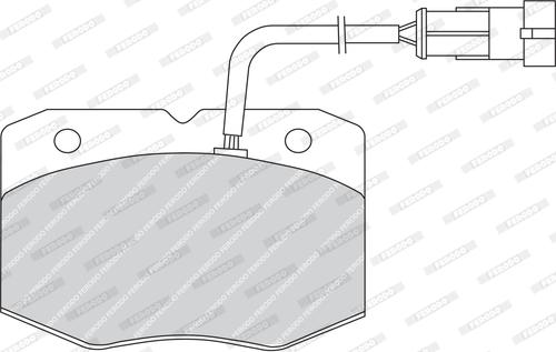 Ferodo FVR1352 - Komplet Pločica, disk-kočnica www.molydon.hr