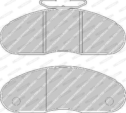 Ferodo FVR791 - Komplet Pločica, disk-kočnica www.molydon.hr