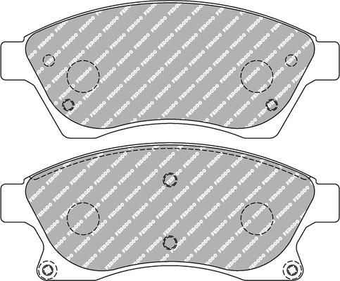 Ferodo Racing FCP4262W - Komplet Pločica, disk-kočnica www.molydon.hr