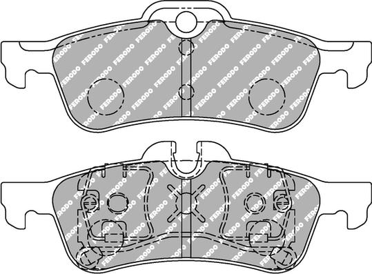 Ferodo Racing FCP1676H - Komplet Pločica, disk-kočnica www.molydon.hr