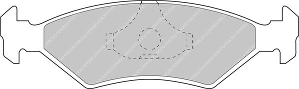 Ferodo Racing FCP206Z - Komplet Pločica, disk-kočnica www.molydon.hr