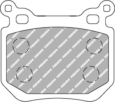 Ferodo Racing FDS4217 - Komplet Pločica, disk-kočnica www.molydon.hr