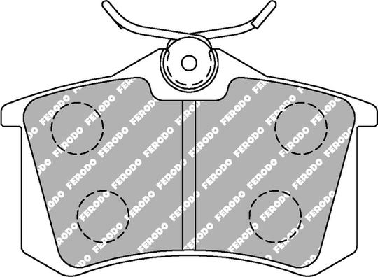 Ferodo Racing FDS541 - Komplet Pločica, disk-kočnica www.molydon.hr