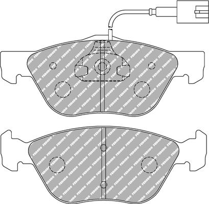 Ferodo Racing FDS1052 - Komplet Pločica, disk-kočnica www.molydon.hr