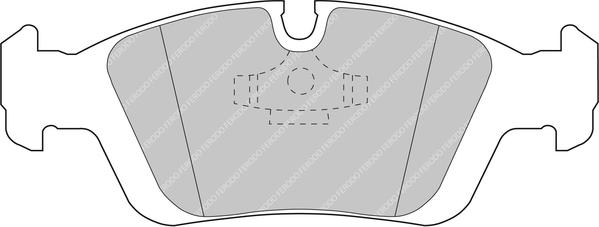 Ferodo Racing FDS725 - Komplet Pločica, disk-kočnica www.molydon.hr