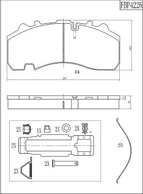 Icer 151630-202 - Komplet Pločica, disk-kočnica www.molydon.hr