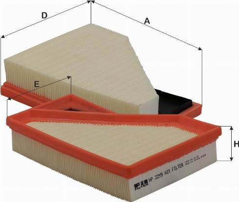 FIL Filter HP 2299 - Filter za zrak www.molydon.hr