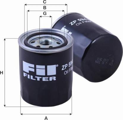 FIL Filter ZP 594 D - Filter za ulje www.molydon.hr