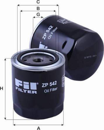 FIL Filter ZP 542 - Filter za ulje www.molydon.hr